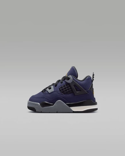 Детские кроссовки Jordan Air Jordan 4 «Imperial Purple», фиолетовые/многоцветные