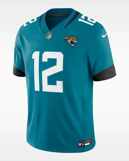 Мужская джерси Nike Travis Hunter Jaguars, бирюзовая