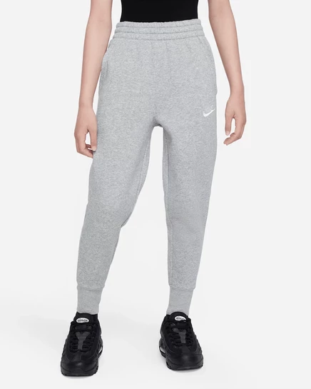 Брюки для девочек Nike Club Fleece, тёмно/светло/белые