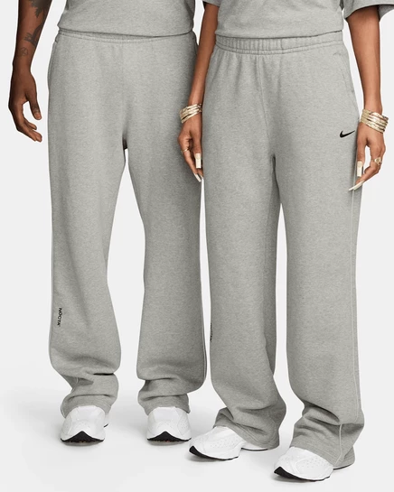 Мужские флисовые штаны Nike NOCTA Fleece, тёмно-серые