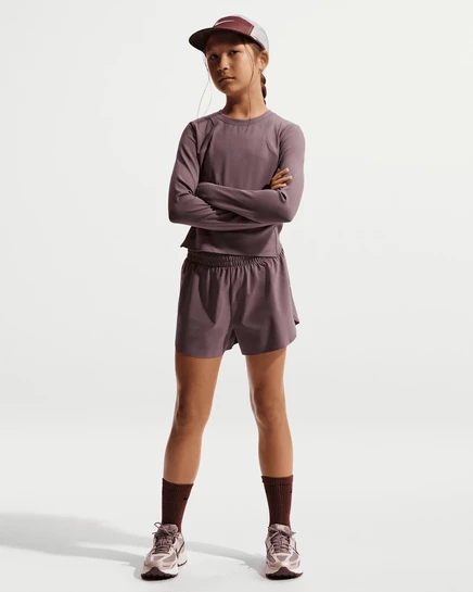 Детские шорты Nike MAVN Dri-FIT 3″, черные с принтом