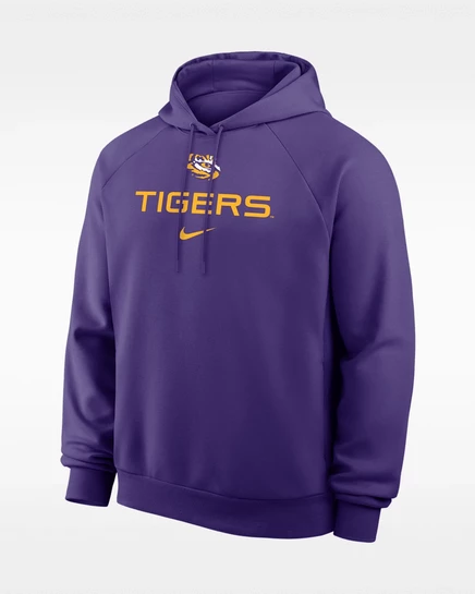Мужское худи Nike LSU Premium Performance, фиолетовое