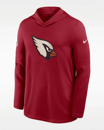 Мужская худи Nike Arizona Cardinals Dri-FIT, красная