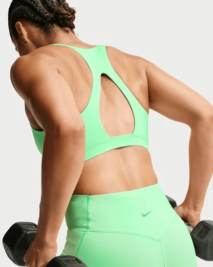 Женский спортивный топ Nike Universa, зеленый