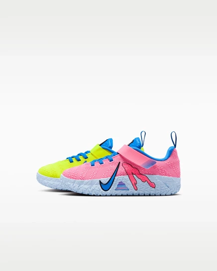 Детские баскетбольные кроссовки Nike Ja 3, лимонный/голубой