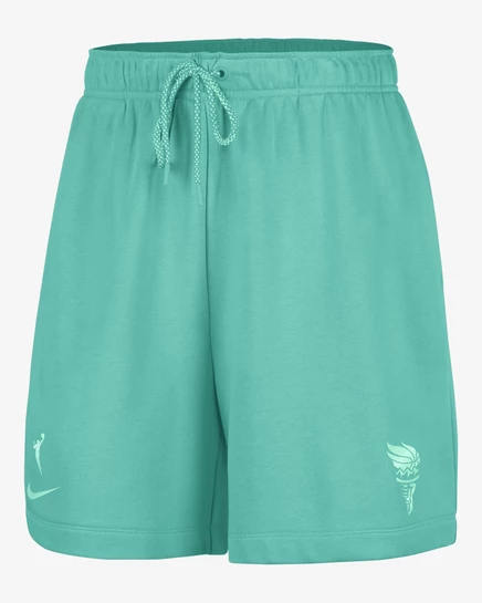 Женские флисовые шорты Nike WNBA 6″ Liberty, мятные