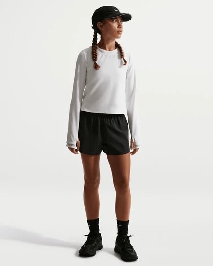 Детские шорты Nike MAVN Dri-FIT 3″ средней посадки, черные