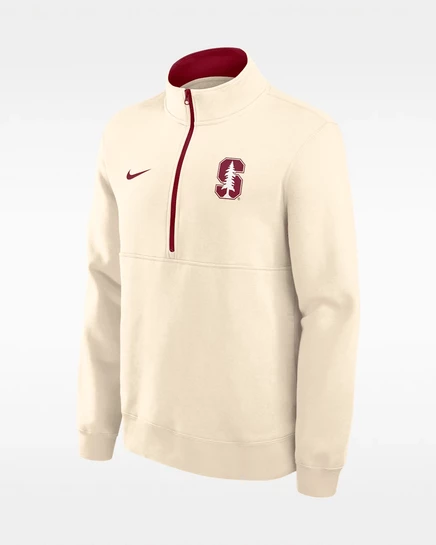 Мужской свитшот Nike Stanford Primetime, бело-малиновый