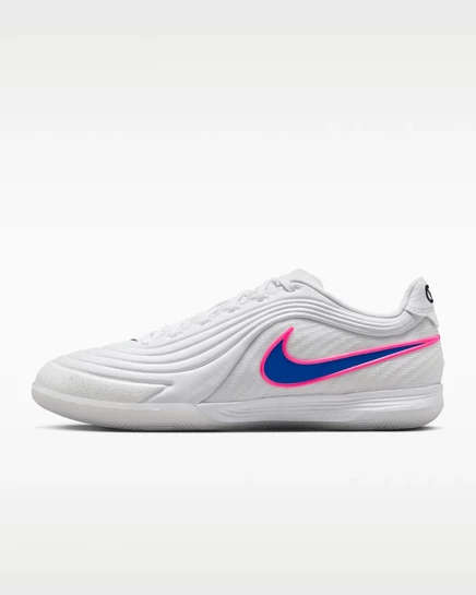 Унисекс футзалки Nike Tiempo Reactgato низкие, бело-розово-синие