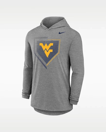 Мужская футболка Nike West Virginia, темно-серая