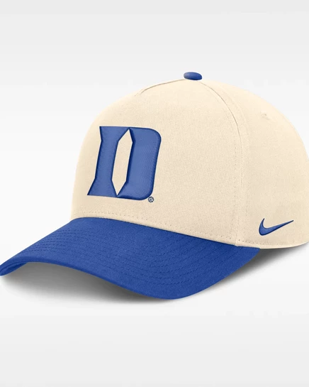 Мужская кепка Nike Duke Campus Prep, бежевая/синяя