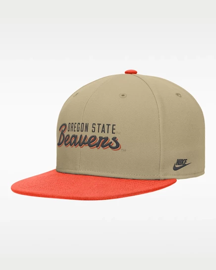 Унисекс кепка Nike Oregon State Ripstop, бежевая