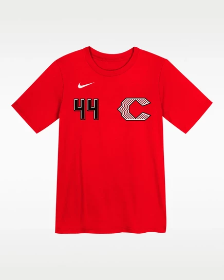 Детская футболка Nike MLB Elly De La Cruz Cincinnati Reds, красная