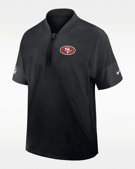 Мужская куртка Nike San Francisco 49ers Sideline Coach, черная
