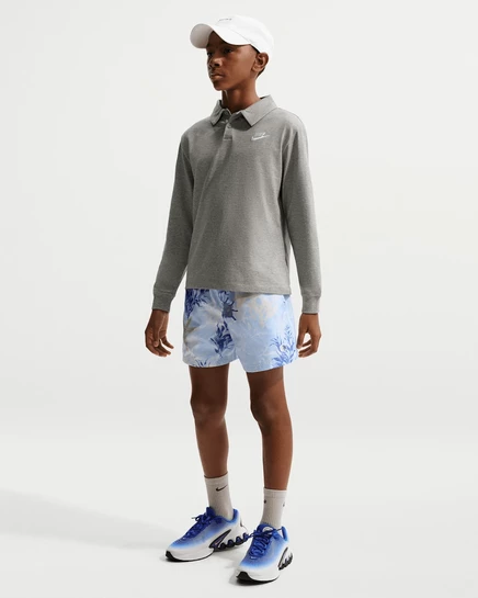 Унисекс шорты Nike Sportswear 4.5″ тканые, голубые