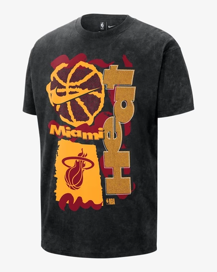 Мужская футболка Nike Max90 Miami Heat, черная