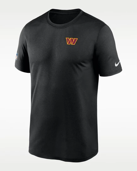 Мужская футболка Nike Dri-FIT Commanders Legend, черная