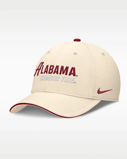 Мужская кепка Nike Alabama Primetime Dri-FIT, натуральная/красная