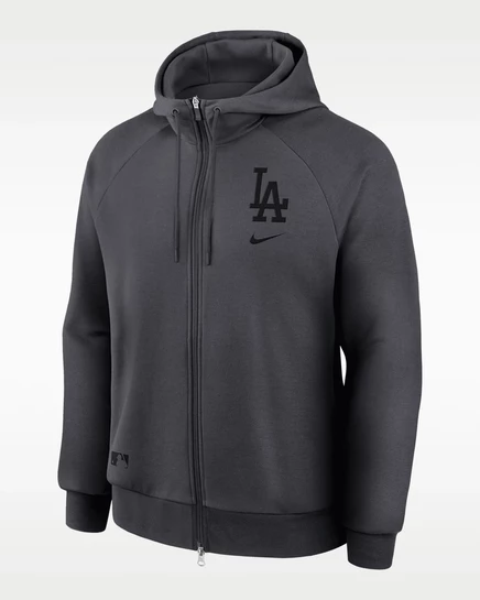 Мужская худи Nike Dri-FIT Los Angeles Dodgers, антрацитовая