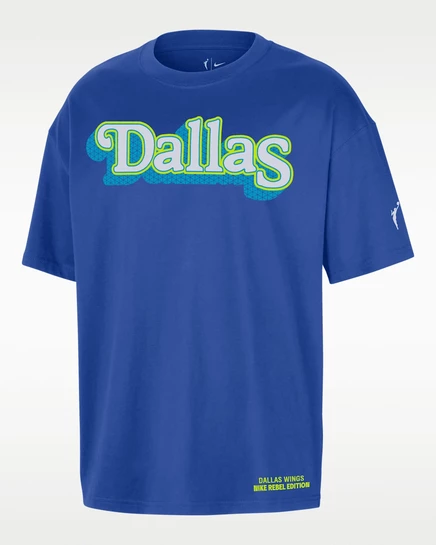 Футболка унисекс Nike Dallas Wings Basketball, синяя