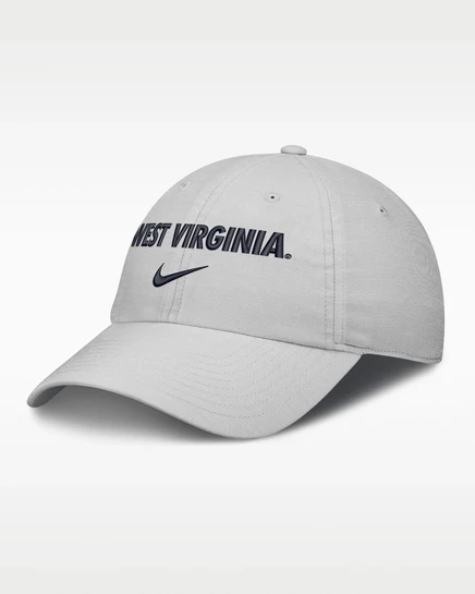 Мужская кепка Nike West Virginia Sideline, светло-серая