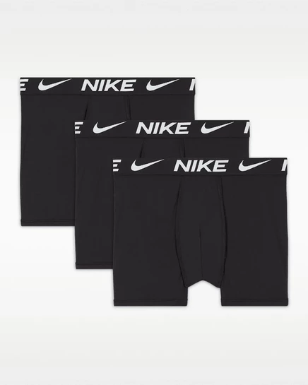 Детские боксеры Nike Dri-FIT 3 шт., черные
