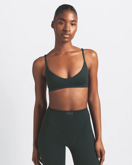 Женский спортивный топ NikeSKIMS Matte Micro, тёмно-бирюзовый