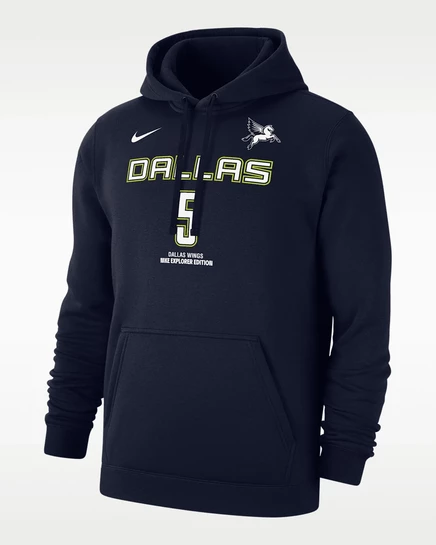 Худи Nike Paige Bueckers Dallas Wings, темно-синее
