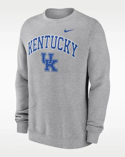 Мужской пуловер Nike Kentucky Arch, серый