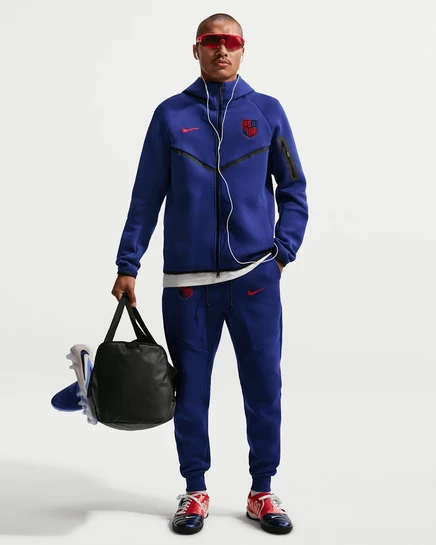 Мужские джоггеры Nike Tech Fleece USMNT, темно-синие/красные