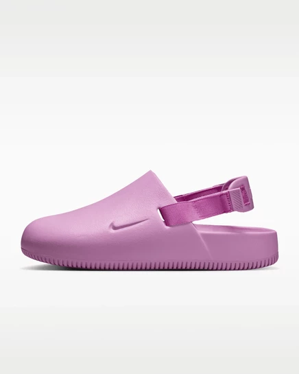 Женские мюли Nike Calm, светло-магентовые