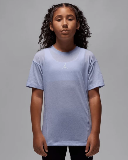 Подростковая футболка Jordan Sport Dri-FIT Diamond, серый