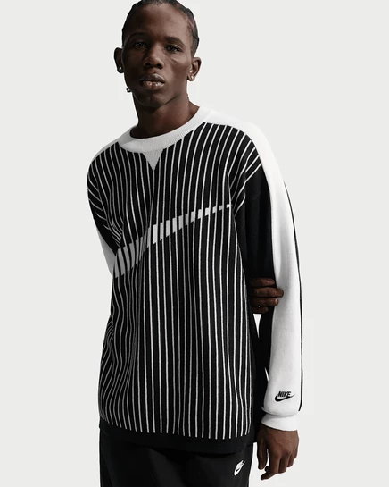 Мужской джемпер Nike Sportswear Club, черный/молочный