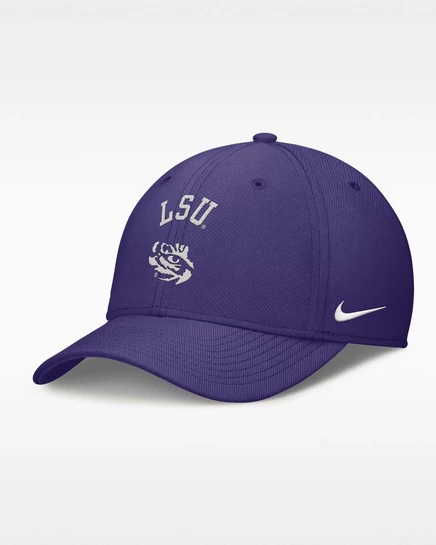 Мужская кепка Nike LSU Campus Prep Dri-FIT, фиолетовая
