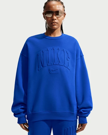 Женский свитшот Nike Studio Fleece Graphic, синий