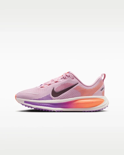 Детские кроссовки Nike Vomero 18, розово-фиолетово-бежевые