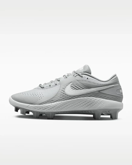 Унисекс бейсбольные бутсы Nike Diamond Gamer, серо-белые