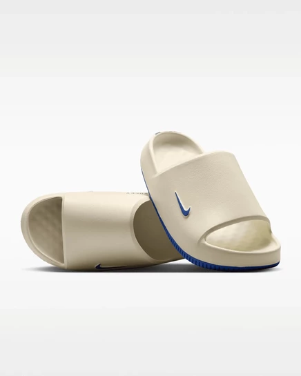 Мужские шлепанцы Nike Calm Kentucky, кремовые/синие