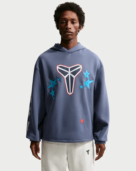 Мужское худи Nike Kobe Fleece Pullover, голубой/платиновый/синий