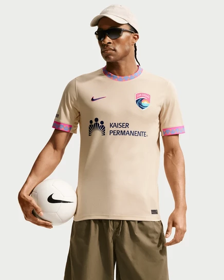 Мужская футболка Nike San Diego Wave Stadium, песочная