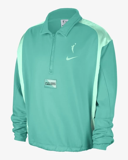 Женская флисовая толстовка Nike New York Liberty WNBA, мятная