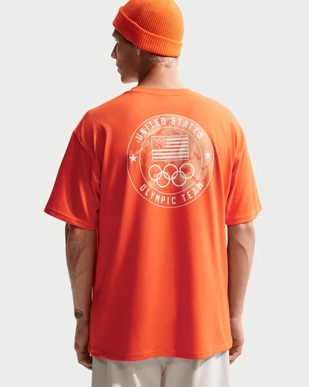Мужская футболка ACG x Team USA Dri-FIT, сигнально-оранжевая