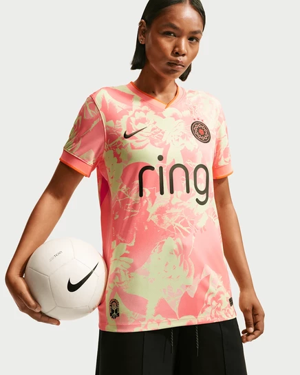 Женская футболка Nike Portland Thorns Stadium, светло-салатовая