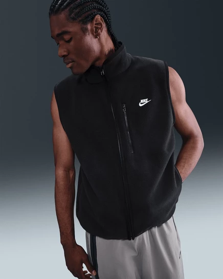 Мужской жилет Nike Sportswear Club Winterized, черный/белый