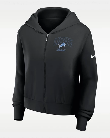 Женская толстовка Nike Primetime Detroit Lions, черная