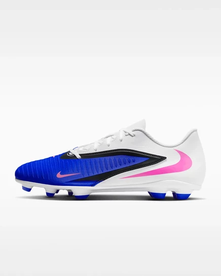 Футбольные бутсы Nike Phantom 6 Low Club, синий/белый/розовый