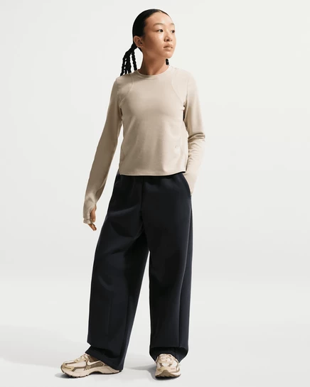 Детские высокие трикотажные штаны Nike MAVN Therma-FIT, черные