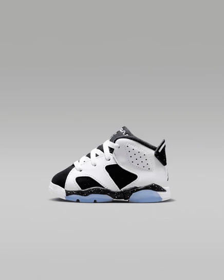 Детские кроссовки Jordan 6 Retro «Oreo», бело-черные