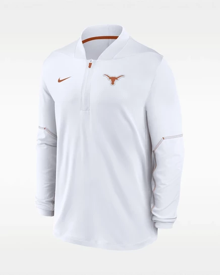 Мужской топ Nike Texas Sideline Dri-FIT, бело-оранжевый