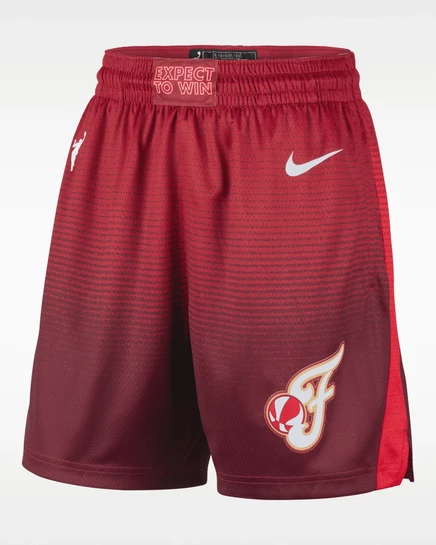 Женские шорты Nike Indiana Fever Dri-FIT, красные/белые